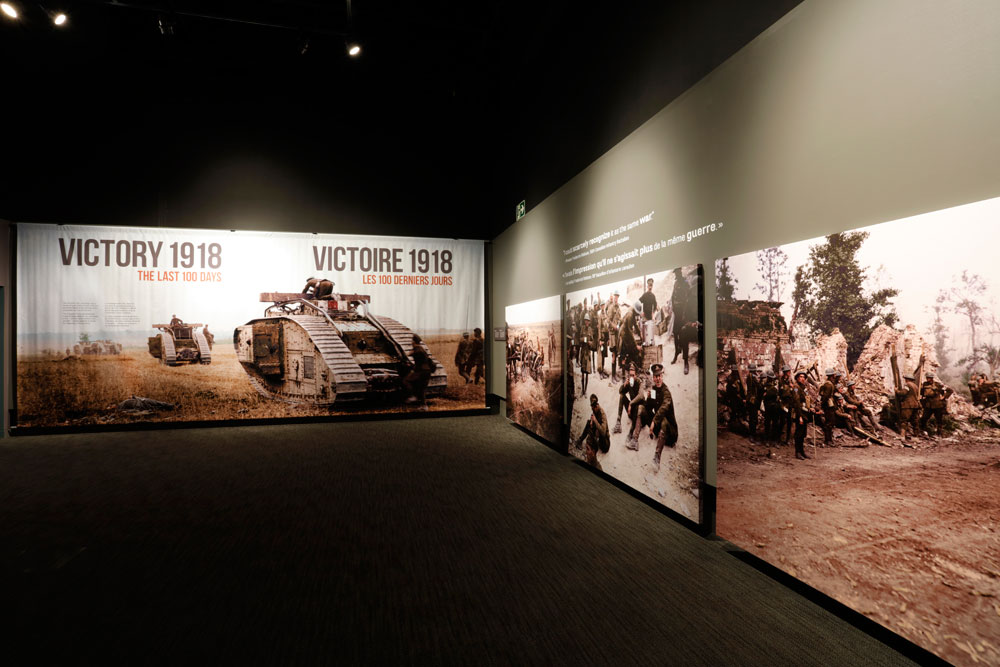 Exhibition at the Canadian War Museum.