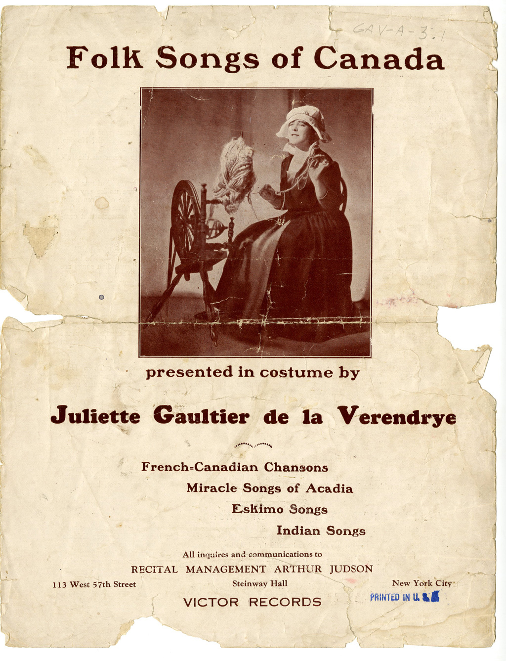Matériel promotionnel de Juliette Gaultier