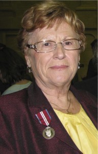 Photo of Cathy Dimitriou, one of the Museum’s volunteers.