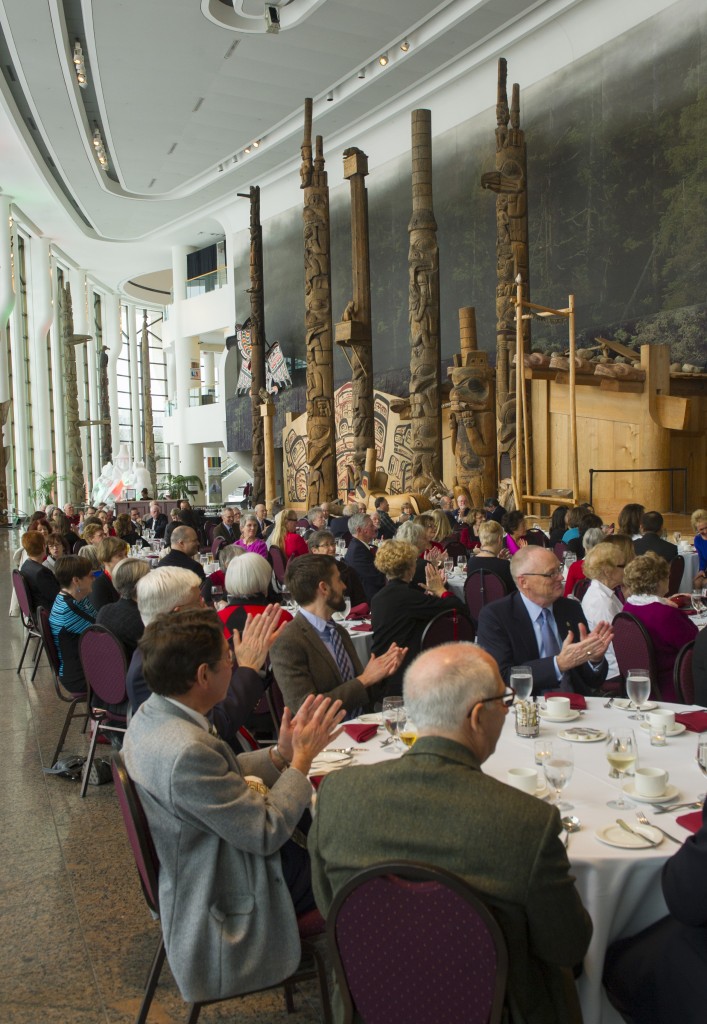 Volunteers at the Canadian Museum of History's annual volunteer recognition event. 