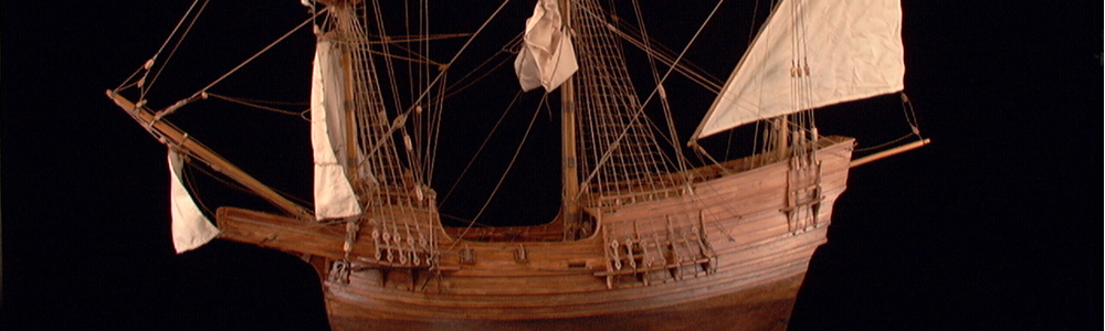 Model of a 16th century merchant ship