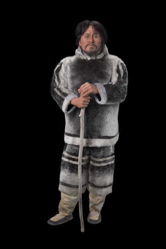 The finished reconstruction of Nuvumiutaq, an Inuit man who lived in the Canadian Arctic 800 years ago. Photo: Canadian Museum of History