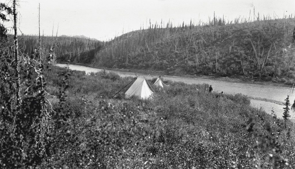 Camp on Pelly River