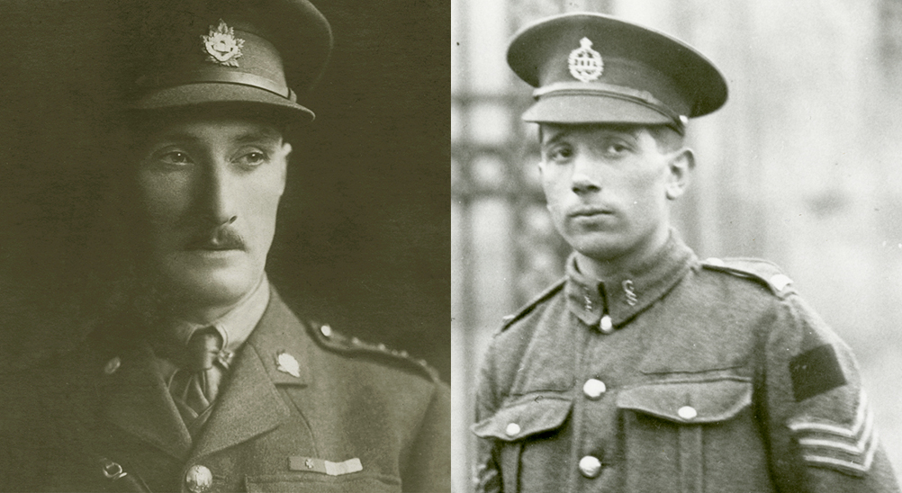 Portraits of Lieutenant-Colonel Harcus Strachan and Sergeant Colin Fraser Barron