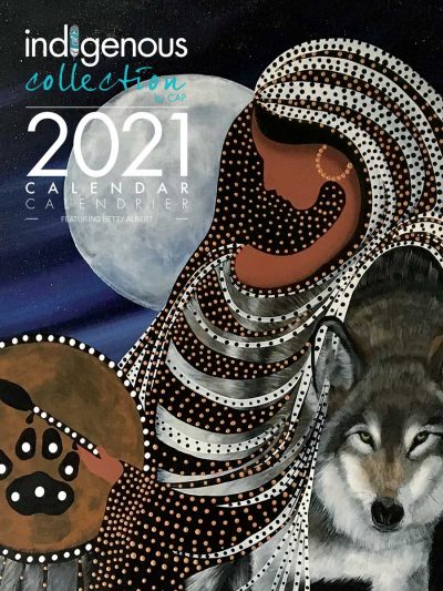 2021 Wall Calendar with Betty Albert's 12 Moons Collection