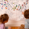 Kids' tablecloth to color Bilingual Canada Map