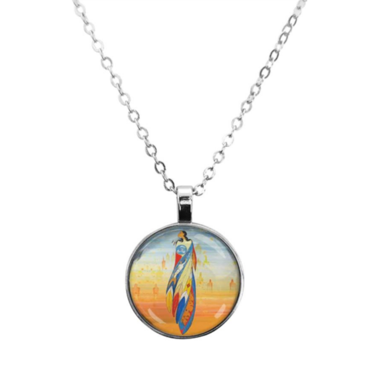 Not forgotten Dome Glass Necklace – Canadian Museum of History Boutique