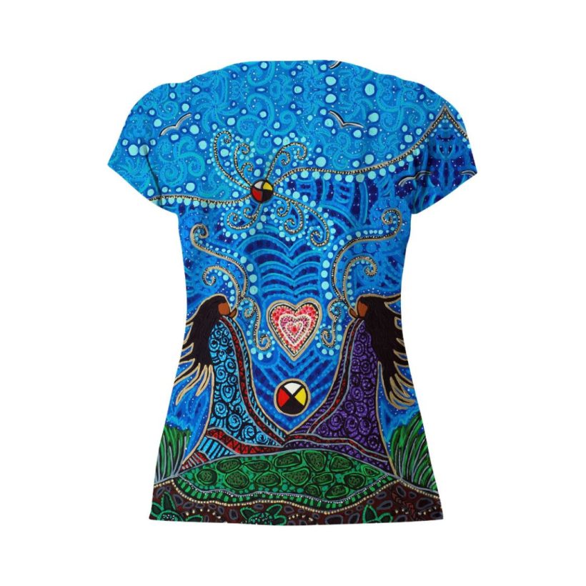 T-Shirt imprimé Breath of Life de Leah Dorion