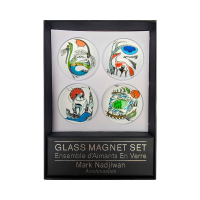 Mark Nadjiwan's glass magnet set