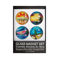 Shawna Boulette Grapentine's glass magnet set