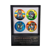 Jessica Somers's glass magnet set