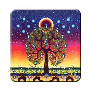 Set of coasters by James Jacko "Tree of Life"