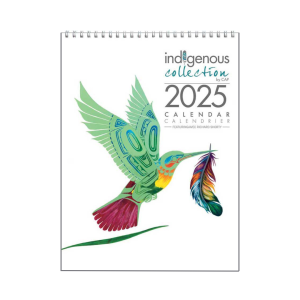 2025 wall calendar by indigenous artist Richard Shorty