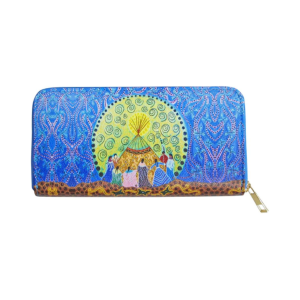 Leah Dorion Dancing Women Zip-Around Wallet