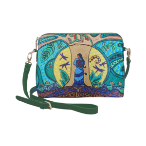 Leah Dorion Strong Earth Woman Art Bag