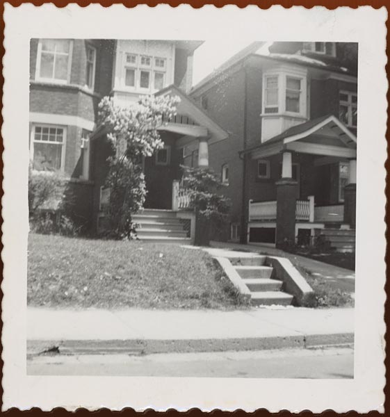 65 London Street, Chris’s second home in Toronto, 1955