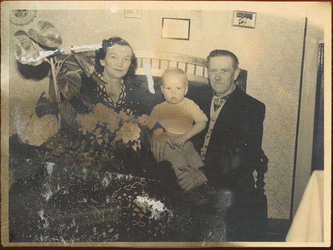 Birgit Bennedsen’s parents’ home in Kolding, Denmark, 1957.