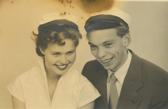 Birgit and Sigvard Bennetzen, Chris’s brother and sister-in-law, Ribe, Denmark, ca 1954. 