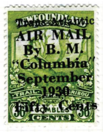 36 Cents Newfoundland airmail stamp