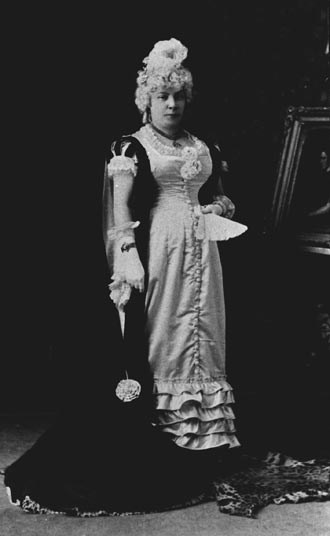 Photograph of Mrs. R.A. Lindsay as a "Lady of the Time of Marie Antoinette"