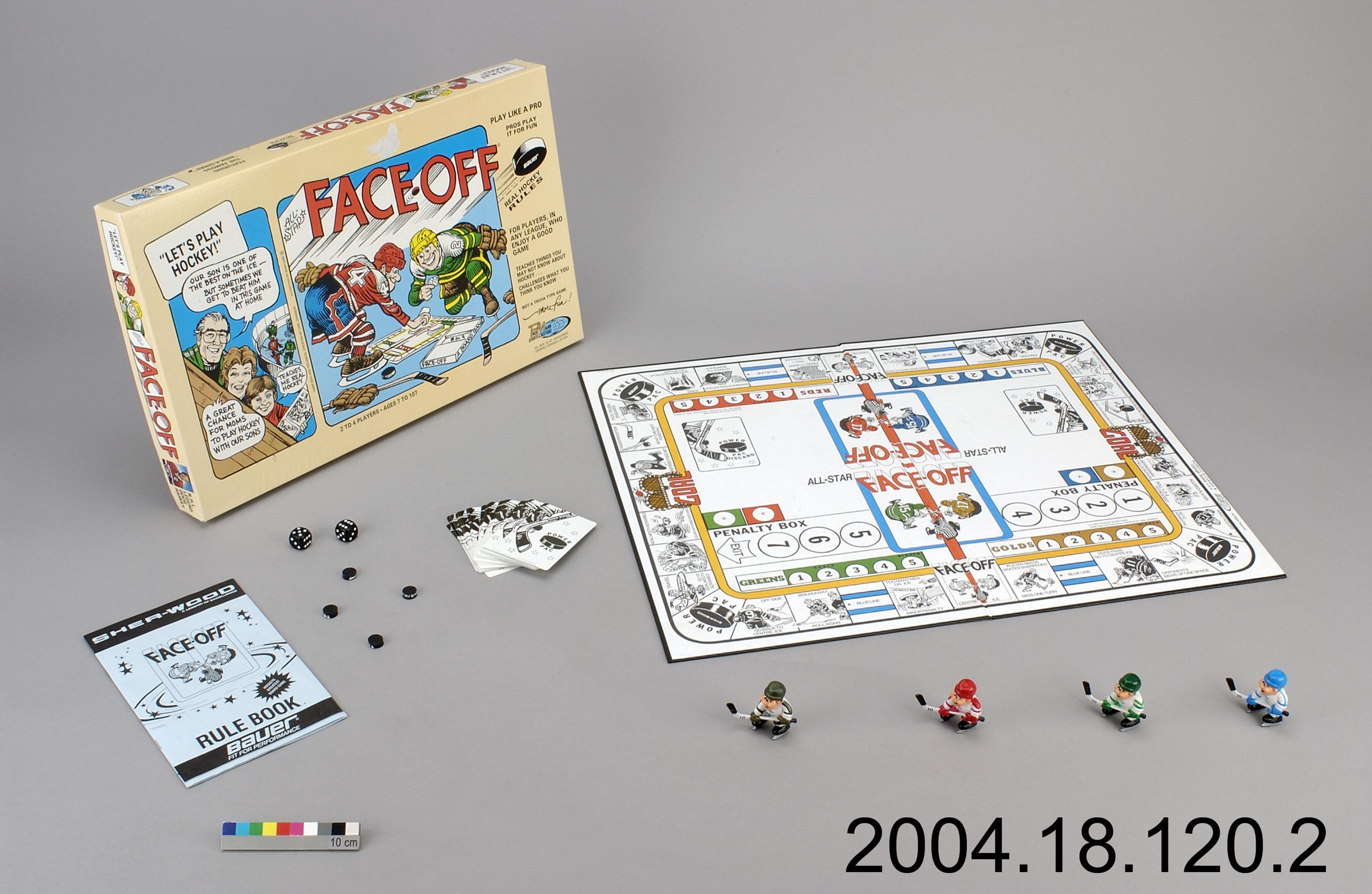 hockey board game, Face-Off | Canadian Museum of History