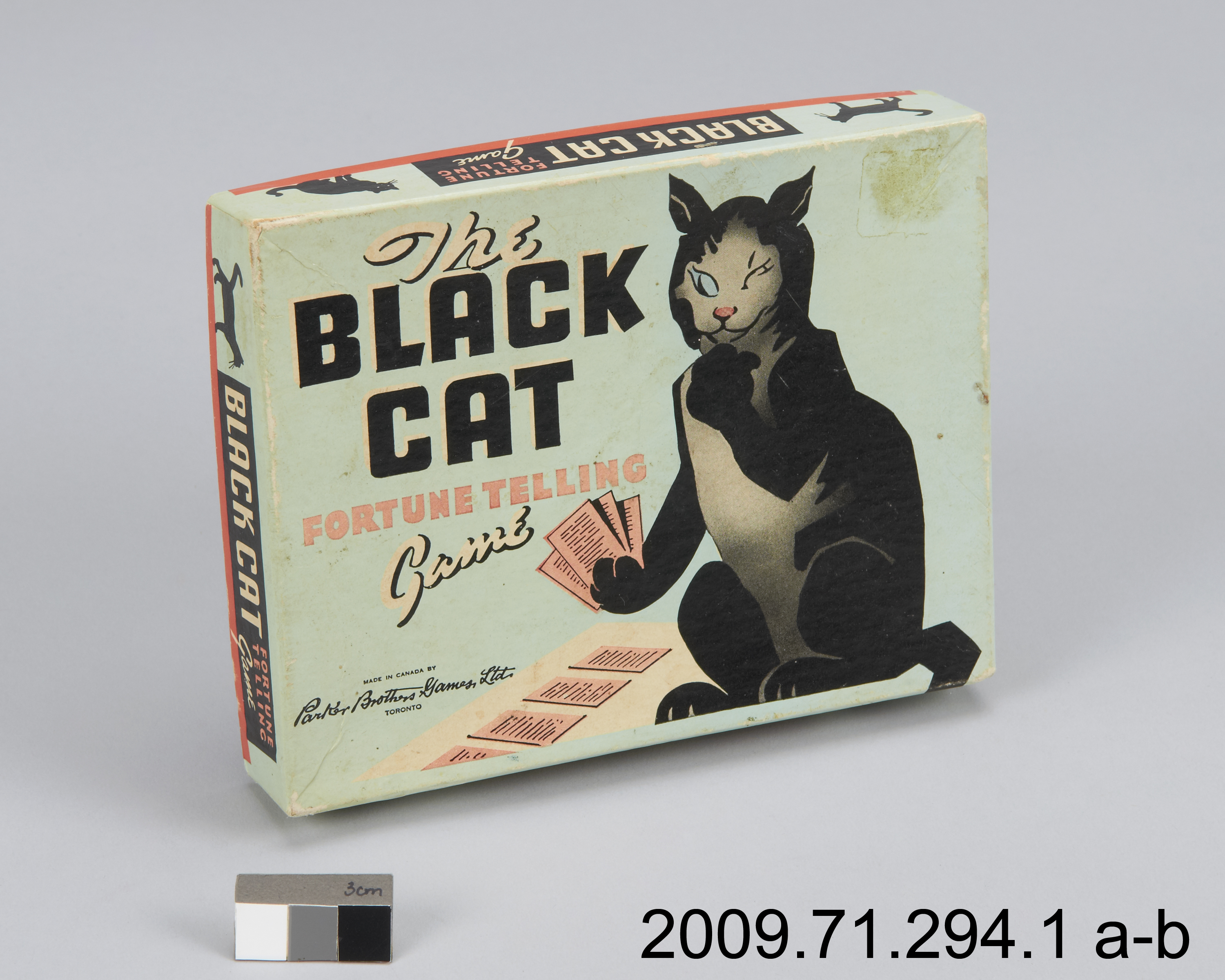 game box, The Black Cat Fortune Telling Game | Canadian Museum of History