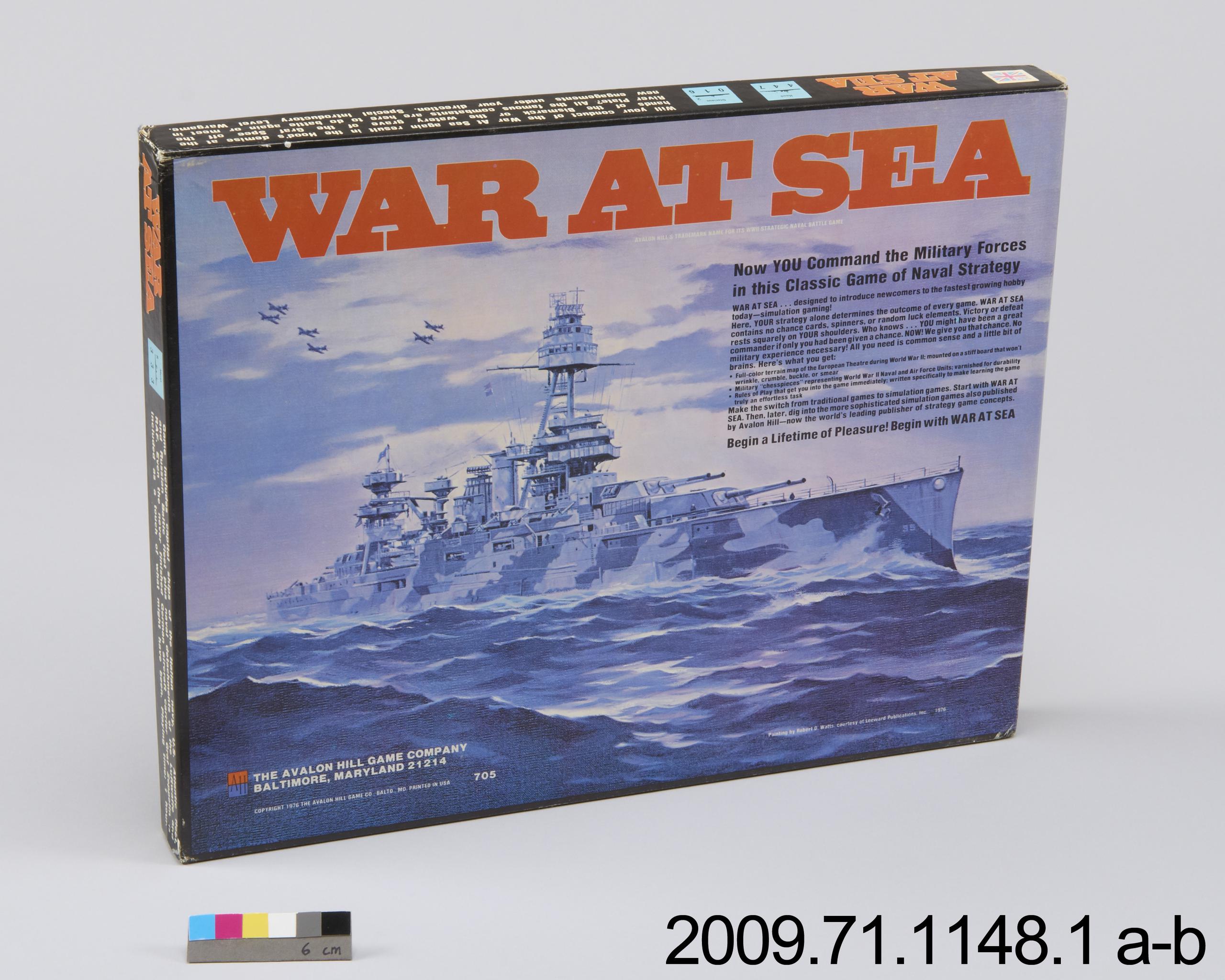 game box, War at Sea | Canadian Museum of History