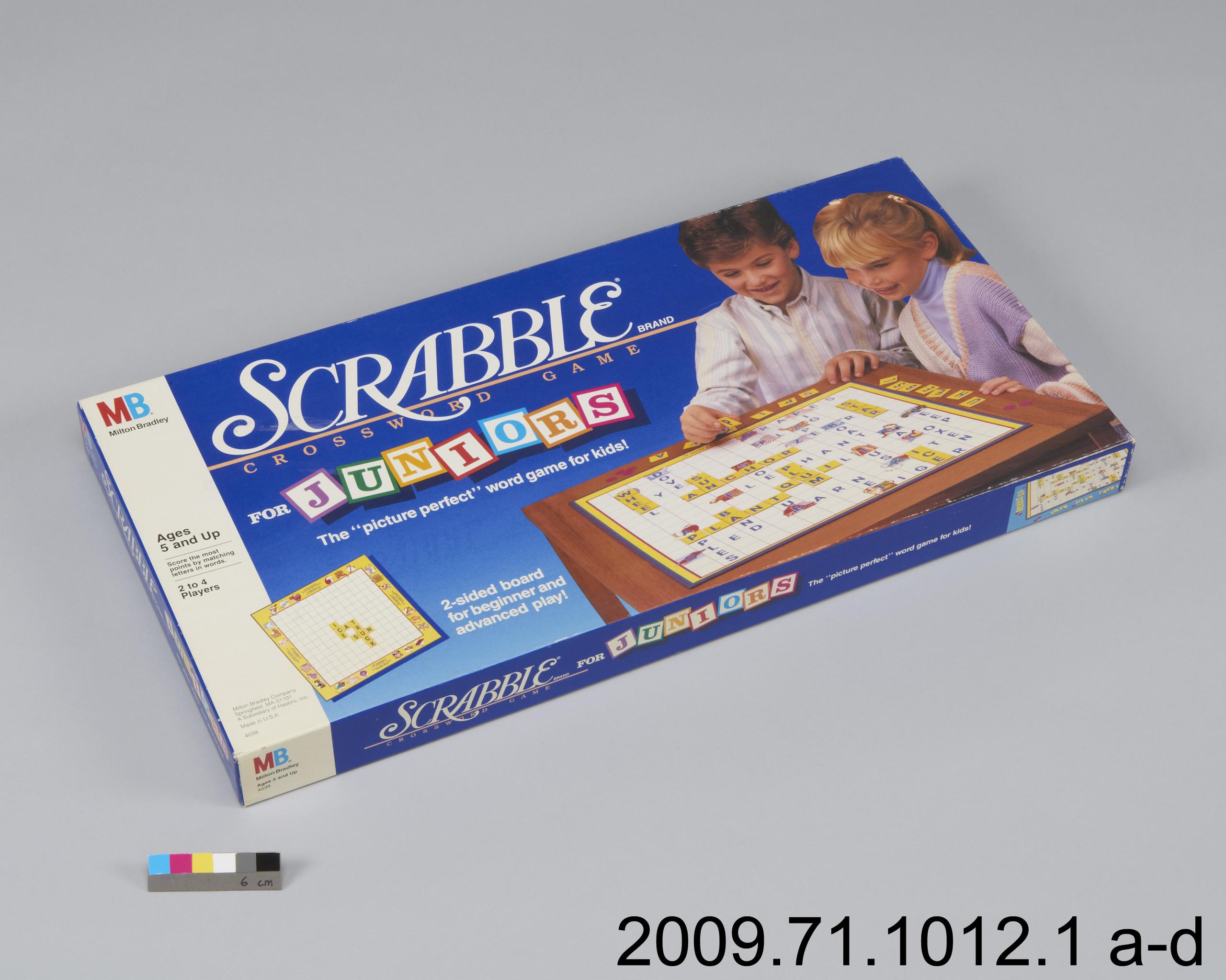 game box, Scrabble for Juniors | Canadian Museum of History