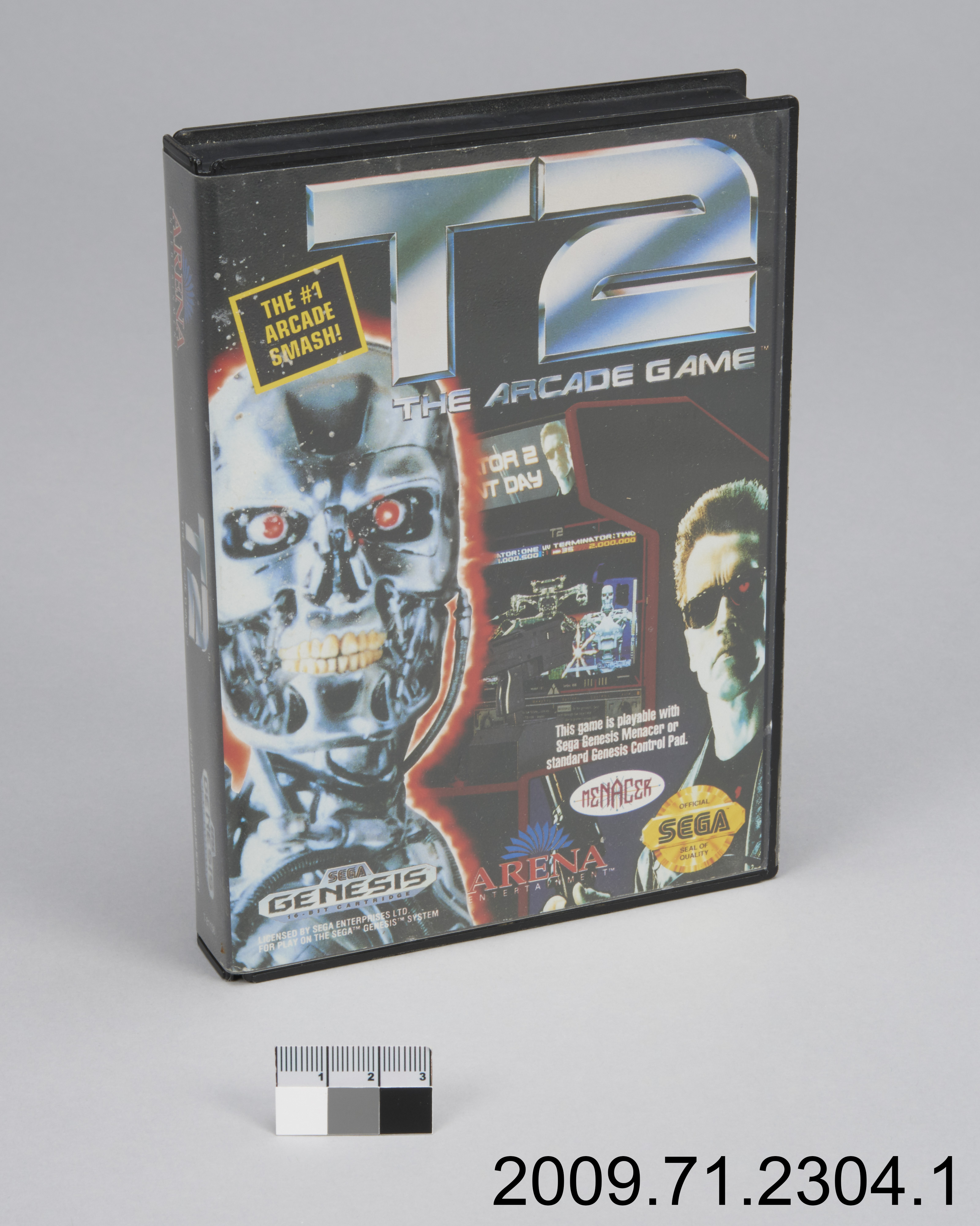 commercial packaging box, T2: The Arcade Game | Canadian Museum of History