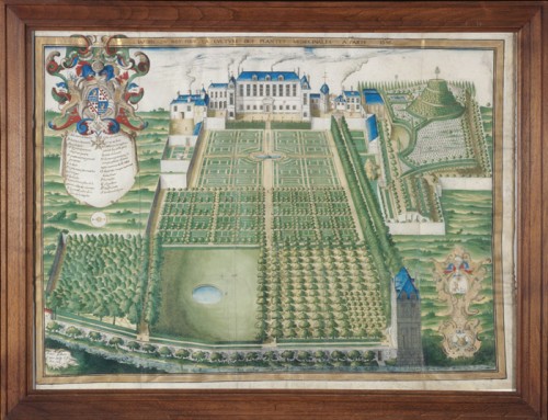 King’s Garden for the Cultivation of Medicinal Plants, 1636, by Frederic Scalberge