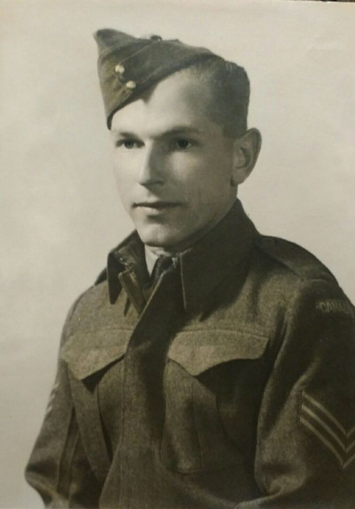 David Wysynski in uniform