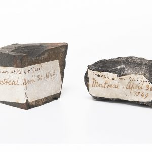 Stones with labels
