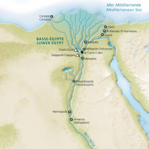 A map of the Nile
