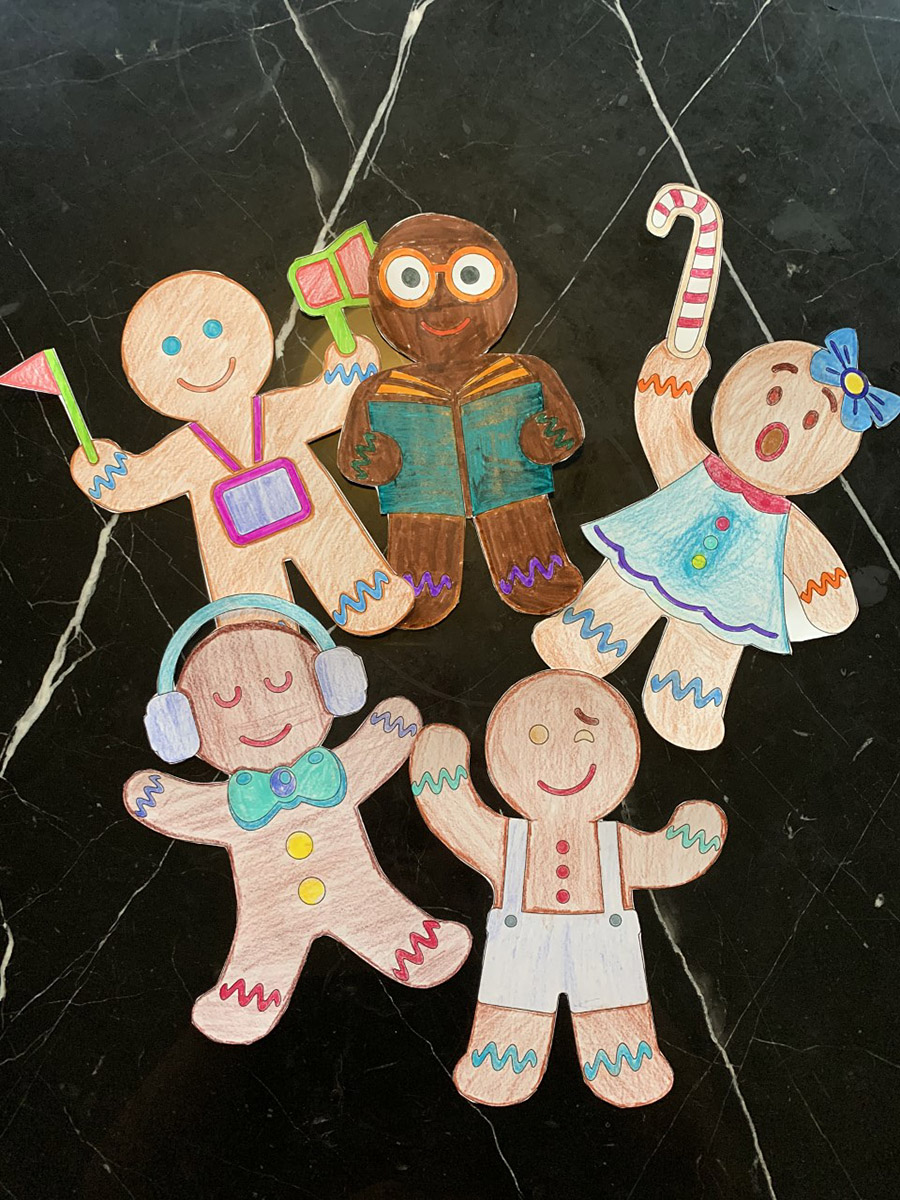 Gingerbread characters