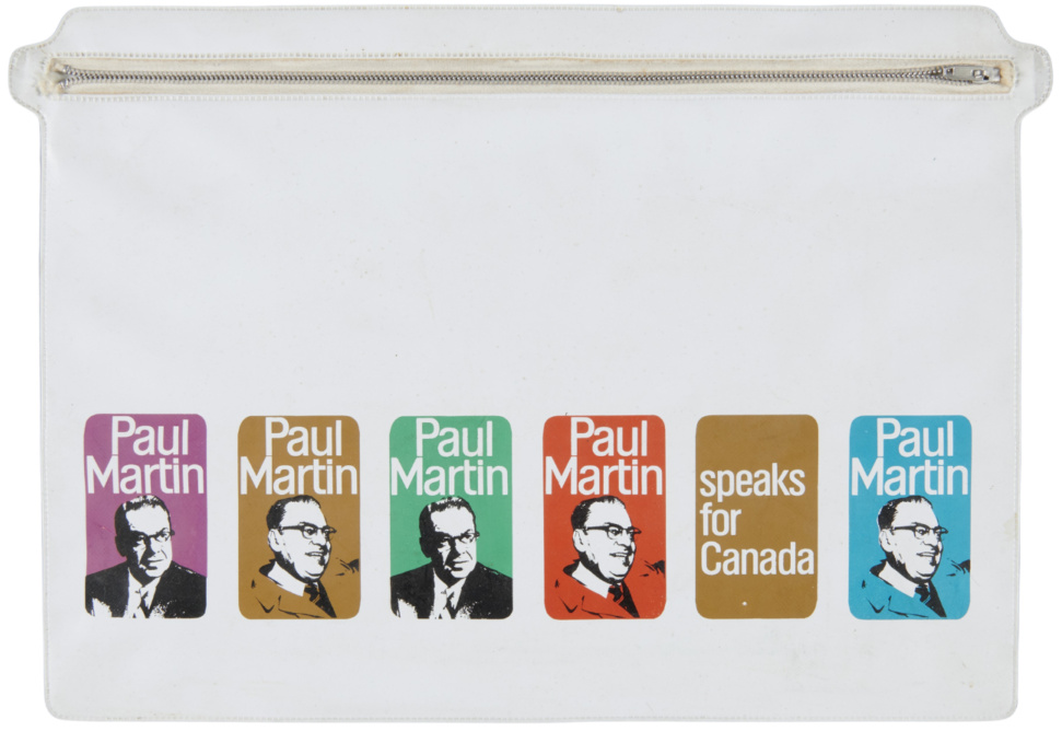 Promotional folder for Paul Martin, Sr.