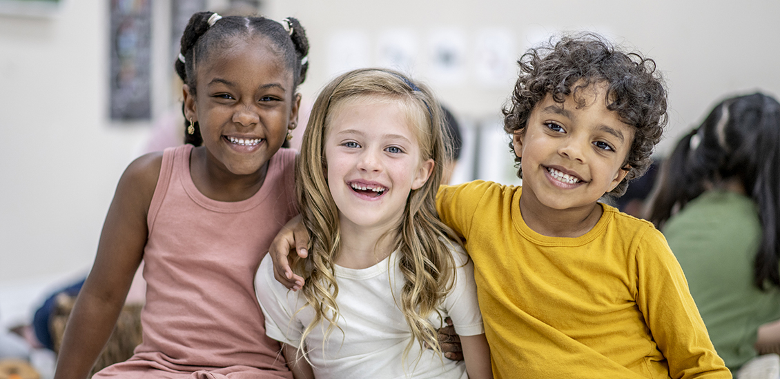 Three children